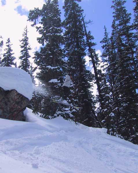 Messing around in the trees, A-Basin Backcountry, CO, Arapahoe Basin