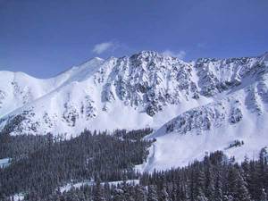 Couloirs above and beyond the East Wall, A-Basin, CO, Arapahoe Basin photo