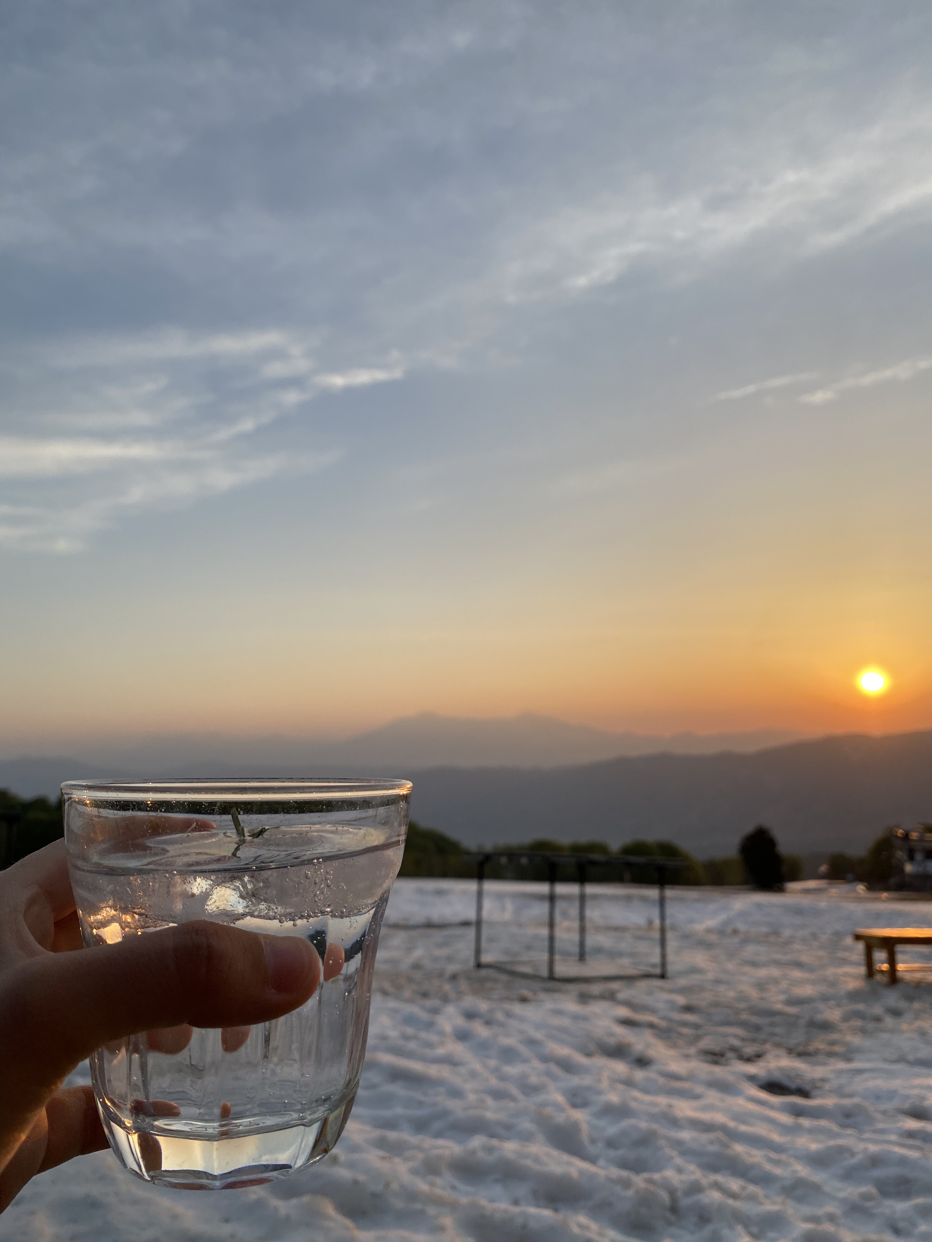 sunset cocktail, Nozawa Onsen