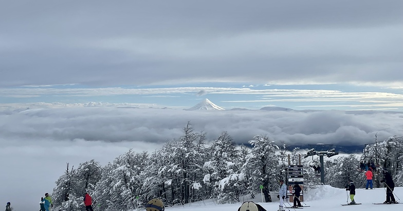 Lanin desde Refugio Graeff, Chapelco