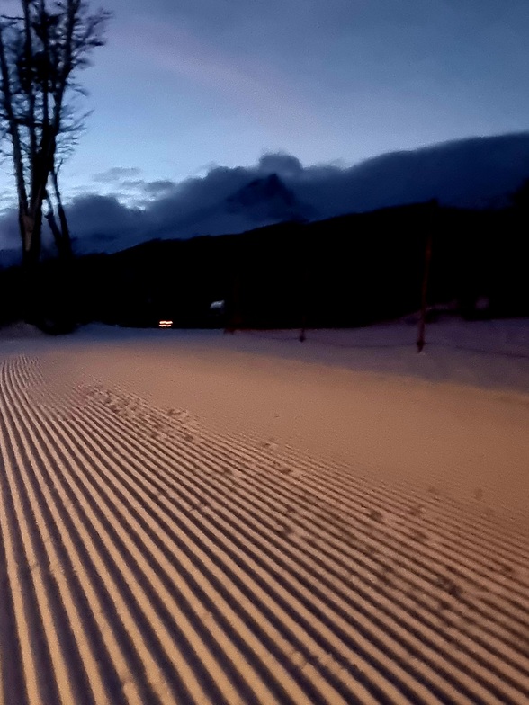 Snow & night, Cerro Castor