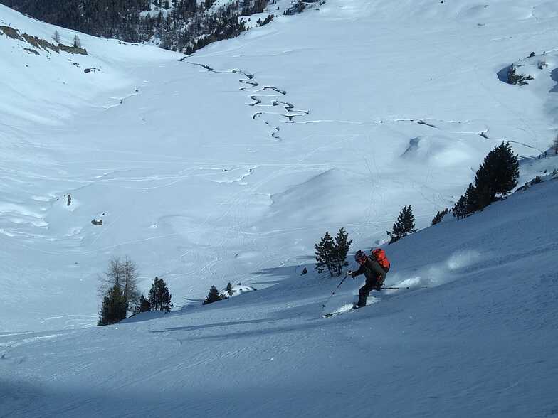 Spring snow, Villars