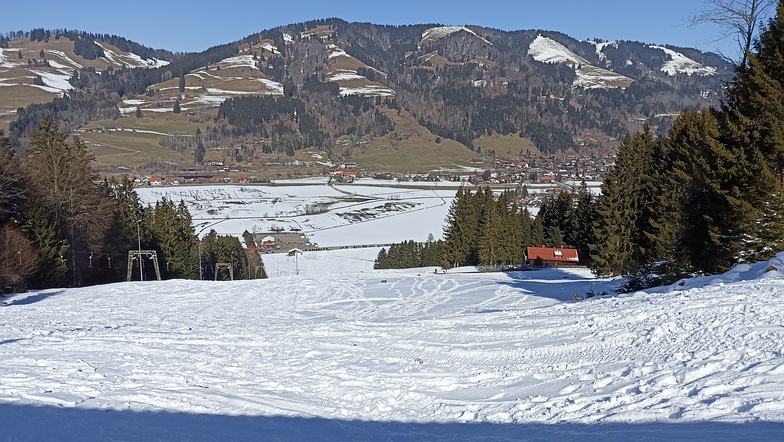 Hündle with black run, Oberstaufen/Steibis/Imberg