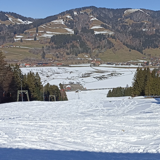 Hündle with black run, Oberstaufen/Steibis/Imberg