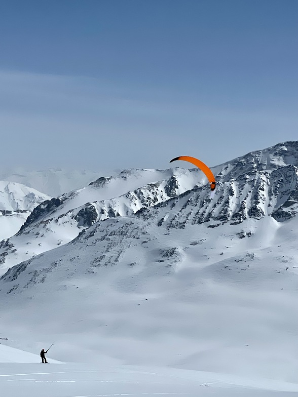 Snowkiting, Ovit Mountain