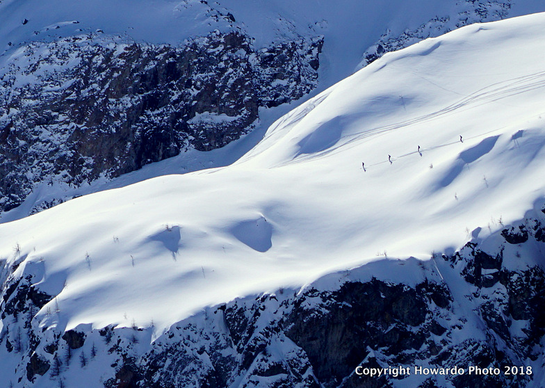 Skiers right, La Grave-La Meije