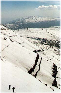 @2100 meters altitude on the western face of sannine mountain which is nearly 3000 m in altitude(lebanon), Mzaar Ski Resort