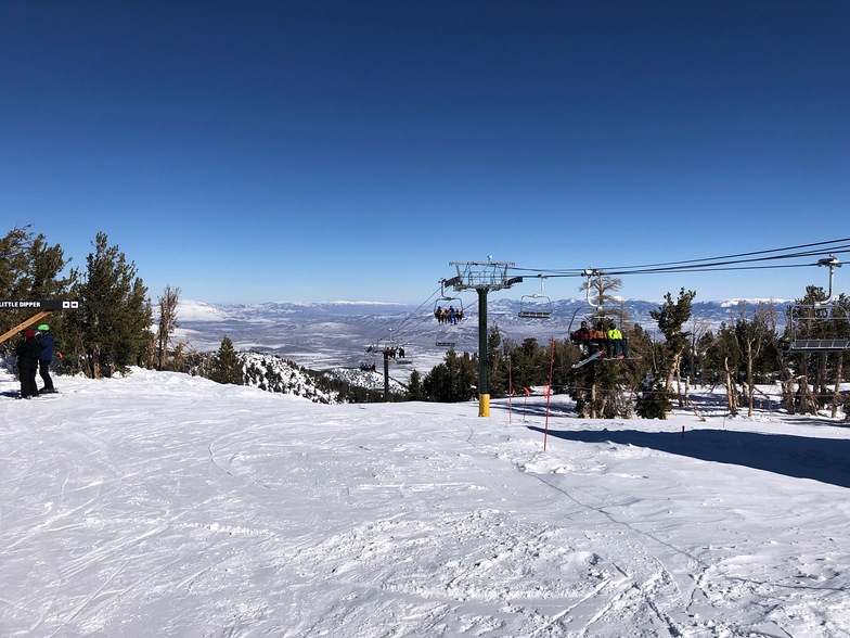 looking east into western Nevada - Minden Valley, Heavenly