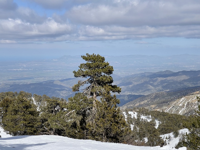 Long distance view, Mt Olympus