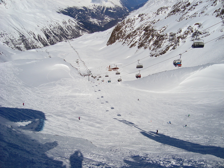 Top Star run back down, Obergurgl