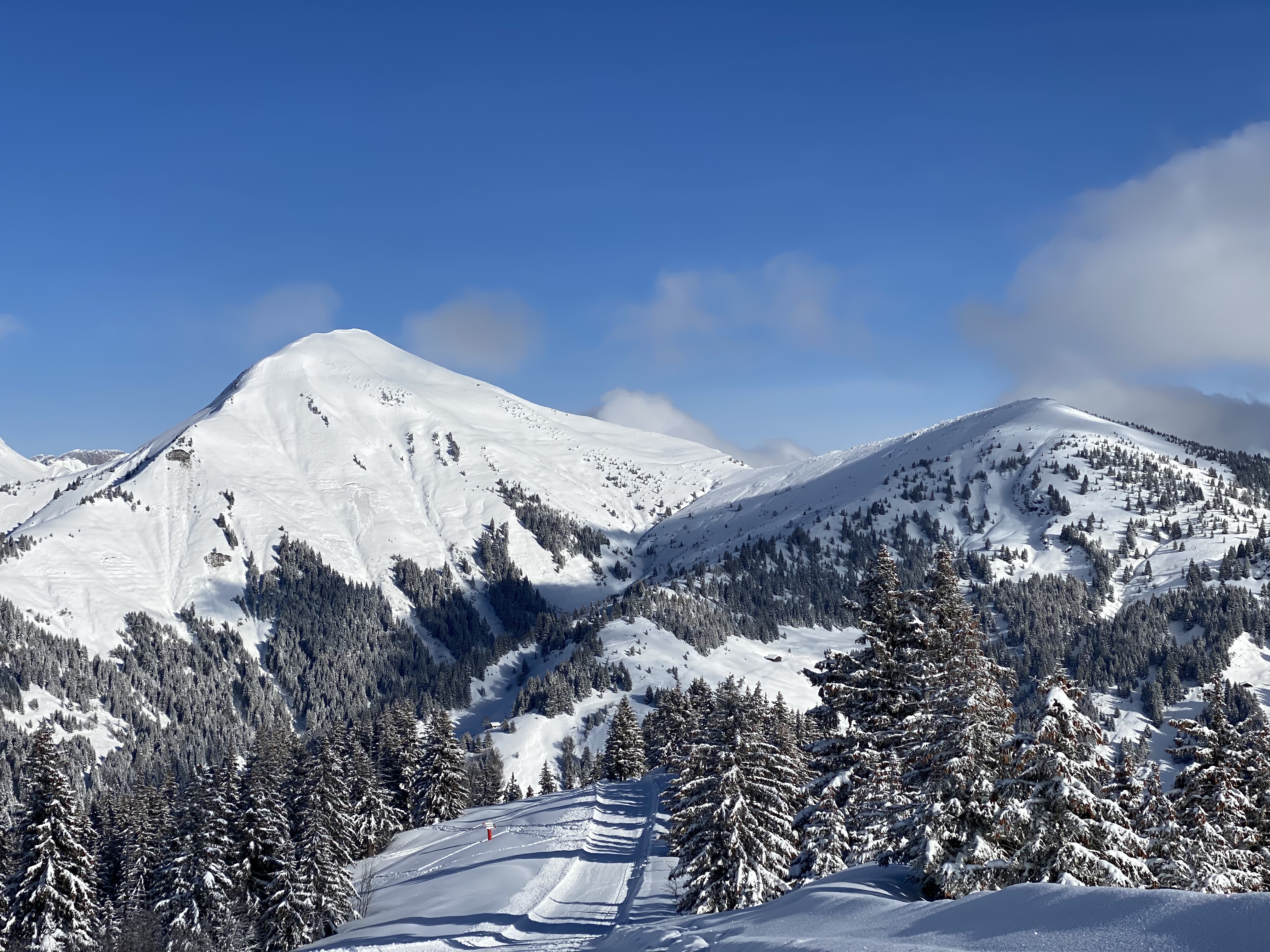 Vue du Torraz, La Giettaz en Aravis