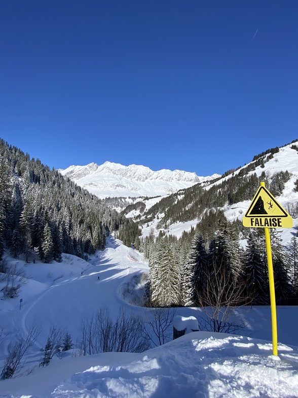 Piste La Treffléanaise, La Giettaz en Aravis