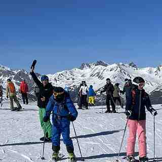 Gavin is at the top!⛷️😊, Serre Chevalier