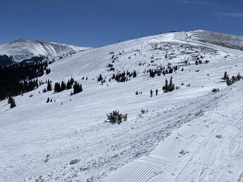 Parsenn Bowl on a sunny day, Winter Park