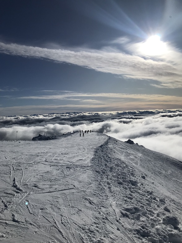 Pista Panoramica desde Nubes, Cerro Catedral