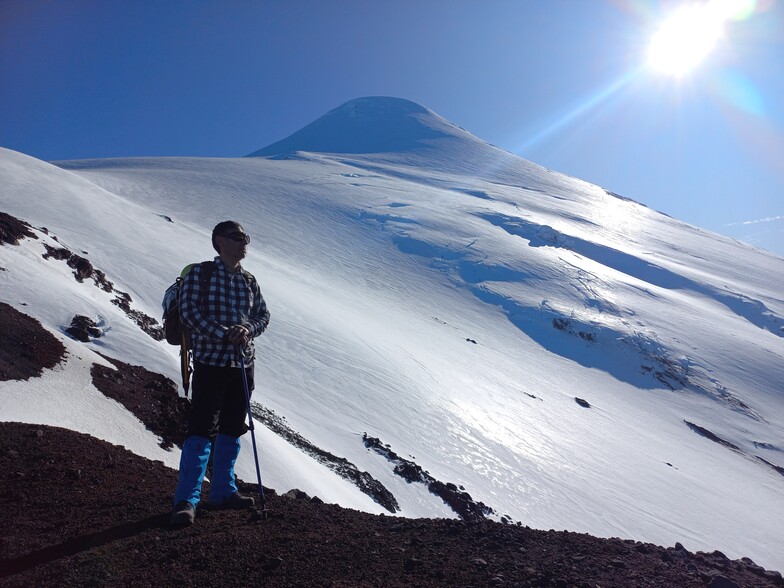 Vista del Cono Somital, Volcán Osorno