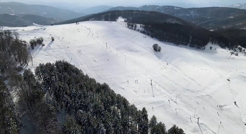 Drone view terrains, Krushevo