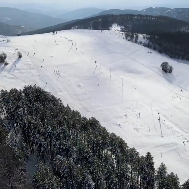 Drone view terrains, Krushevo