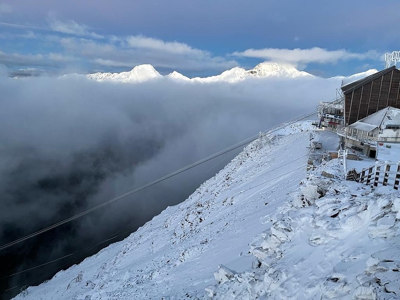 Current state on 3212 meters altitude, Val Senales (Schnalstal)