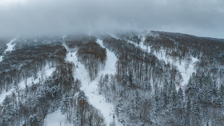 Mont SUTTON slopes before opening