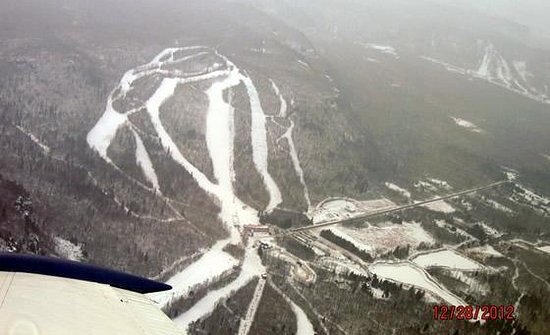 Fly Over Loch Lomond Ski Area