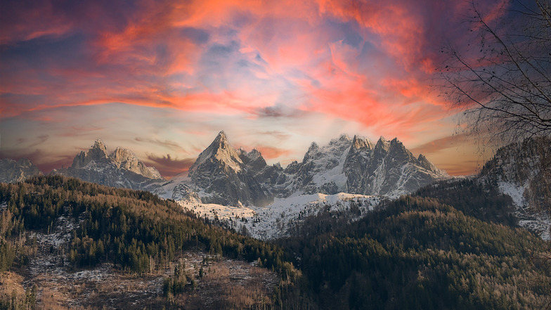 Mont Blanc New Years, Chamonix