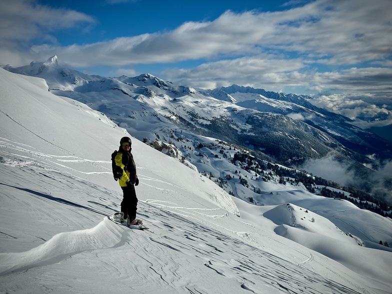 Crans Montana snowboarding