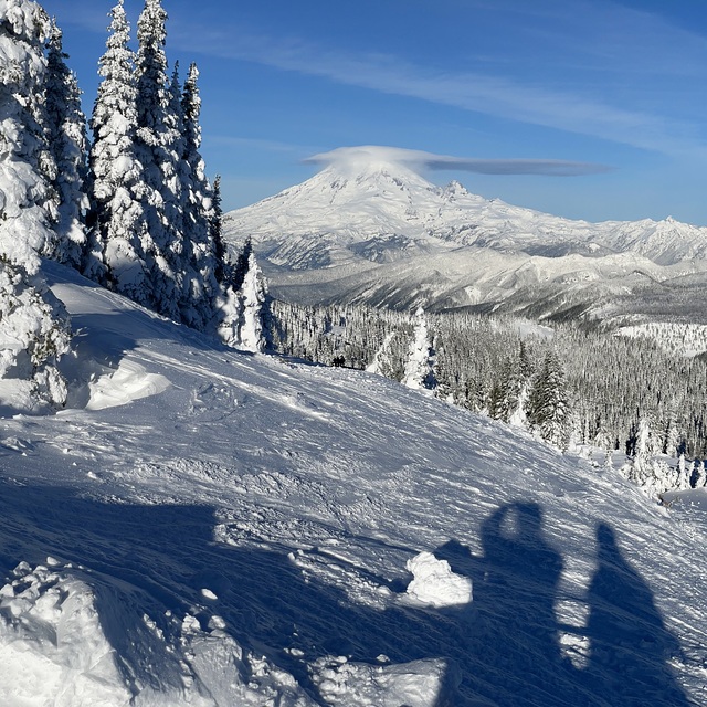 Top of Couloir Express, White Pass Village