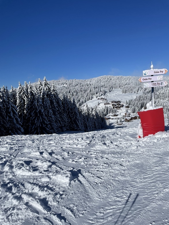 View to Croix Fry, Manigod