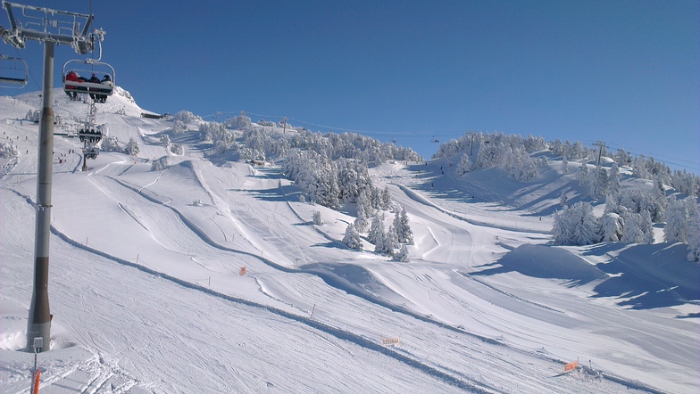 When there was snow !, Chamrousse