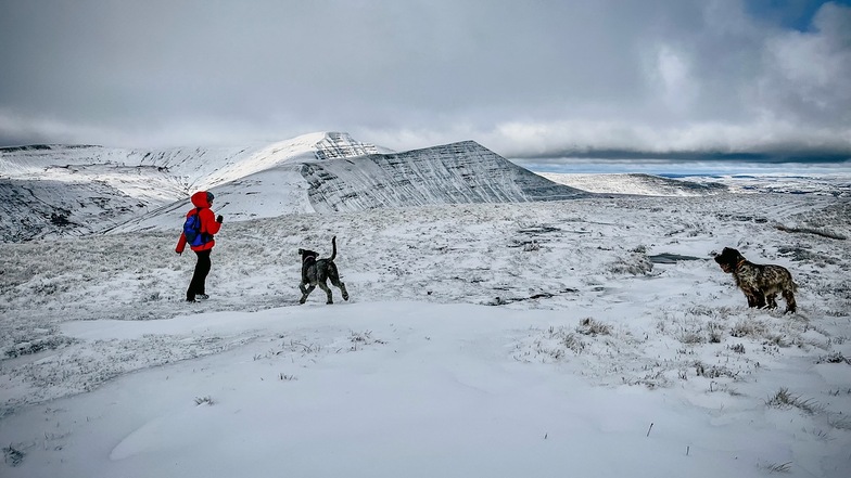 Brecon Beacons Snow, Pen-y-Fan