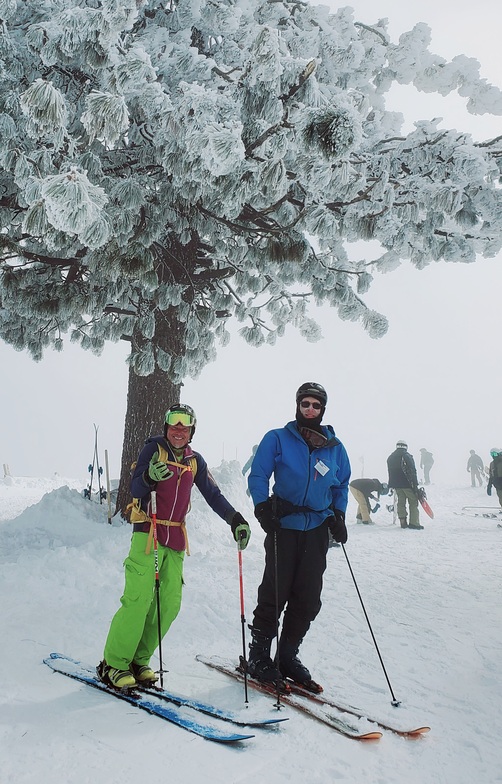 Natural ice sculptures, Mt Baldy (California)