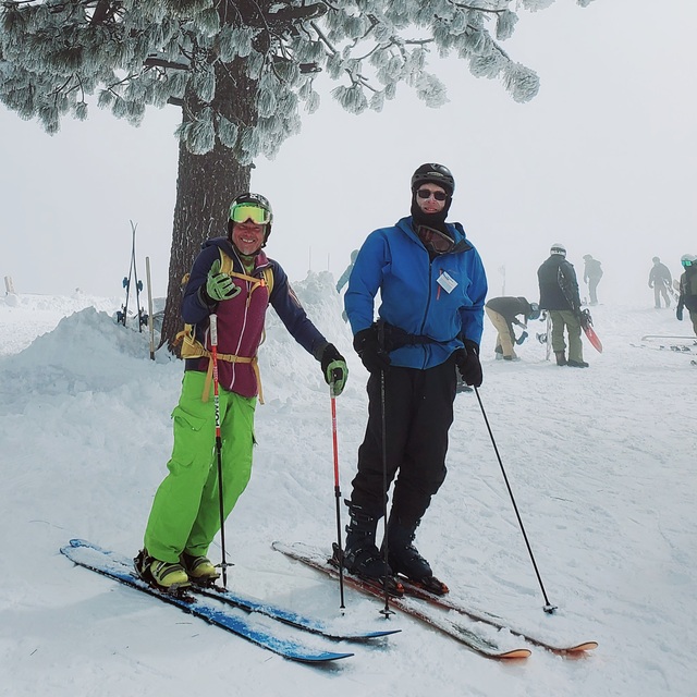 Natural ice sculptures, Mt Baldy (California)