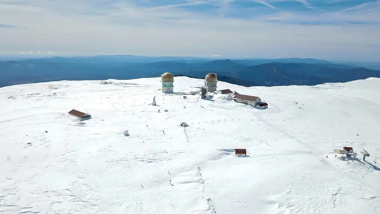 Aerial view of Serra da Estrela