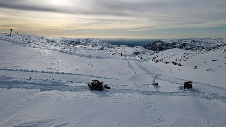 Aerial view of Serra da Estrela