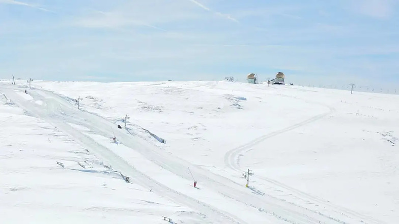 Aerial view of Serra da Estrela