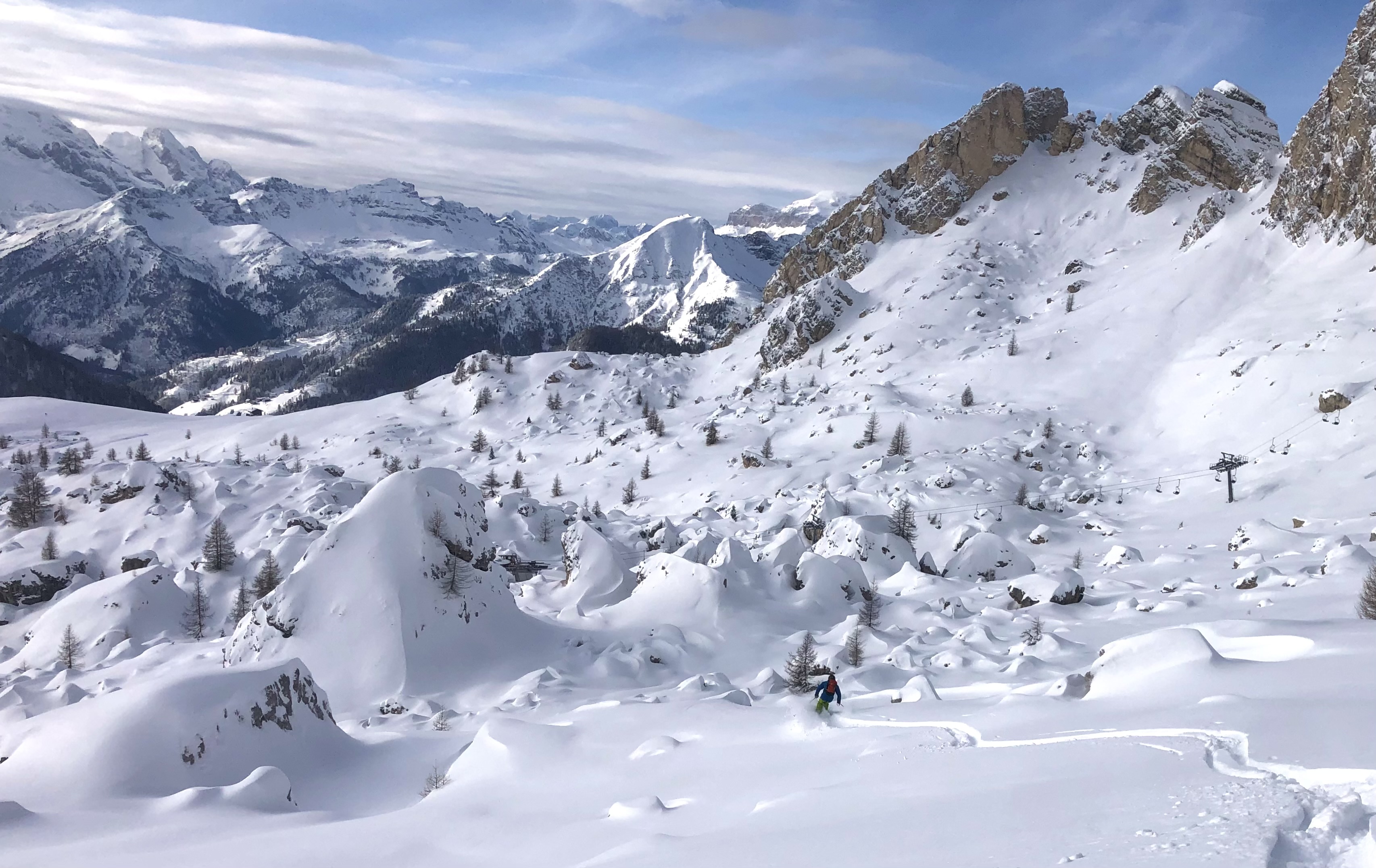 Five Towers rocks, Cortina