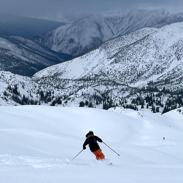 great snow, Purcell Mountain Lodge