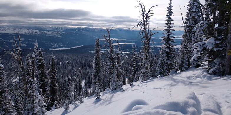 Brundage backside, Brundage Mountain Resort