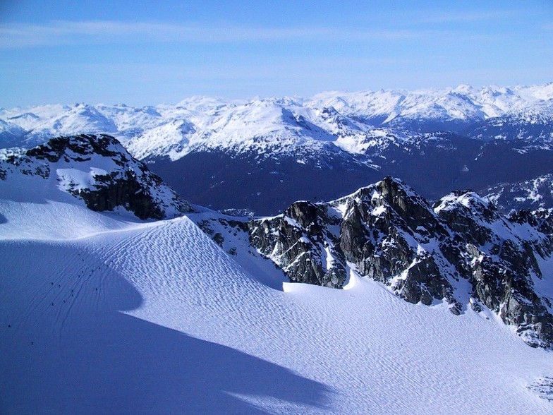 The Blow Hole & Blackcomb Glacier, Blackcomb, BC, Whistler Blackcomb