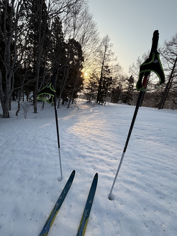 early morning yomp at Uenotaira, Nozawa Onsen