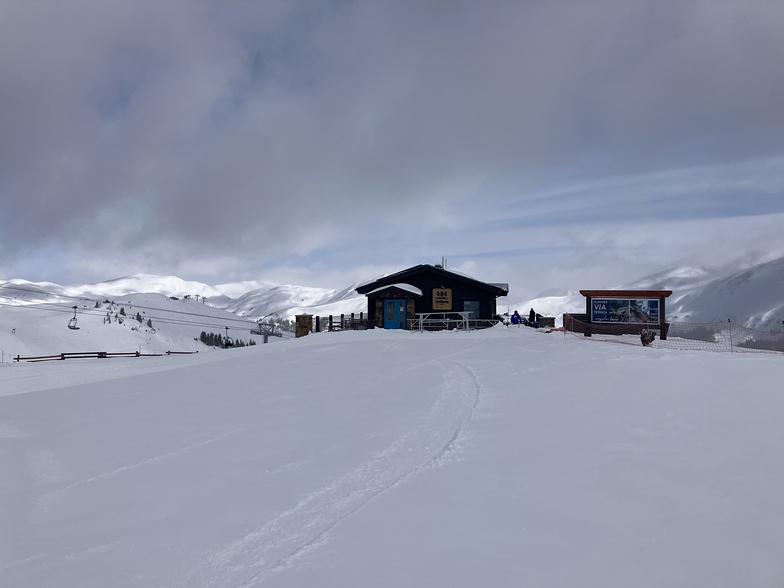Rest stop with a view, Arapahoe Basin