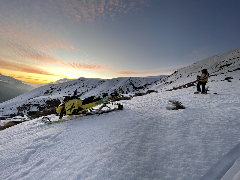Sunset time june 2024, Nevados de Chillan