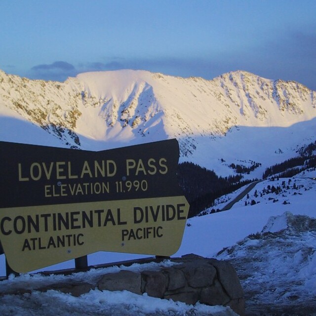 Looking towards A-Basin, Loveland Pass, CO