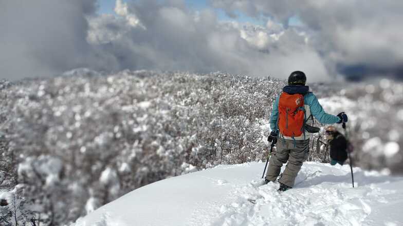 off-piste skiing, Perito Moreno
