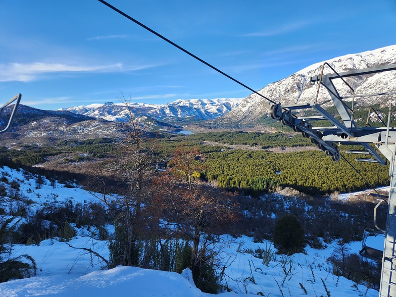 Vista desde la Aerosilla Cuádruple, Lago Hermoso Ski Resort