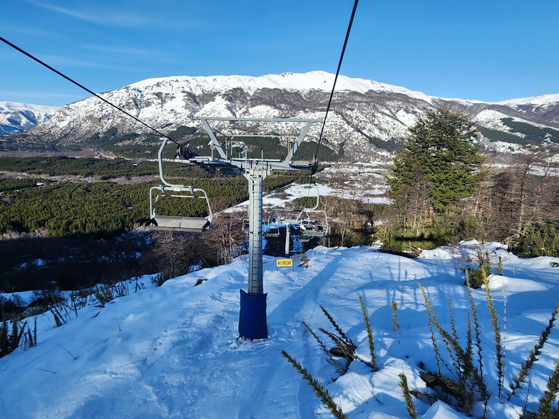 Vista desde la Aerosilla Cuádruple, Lago Hermoso Ski Resort