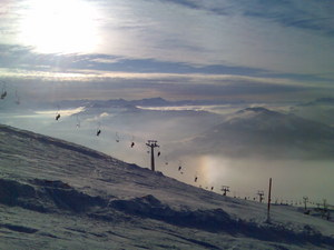 Hohe Salve sunset, Söll photo