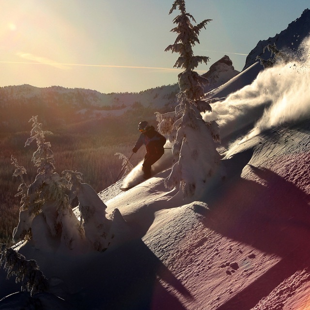 Another blue bird powder day at Hoodoo, Hoodoo Ski Area