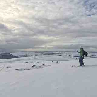 Descending Foel Eryr to the B4329, Foel Cwmcerwyn